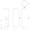 Brushed Stainless Steel Manual Liquid Soap Dispenser